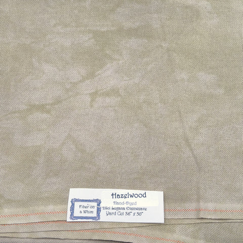 Hazelwood 28 count Lugana - Fiber On A Whim Fabric - In Stock