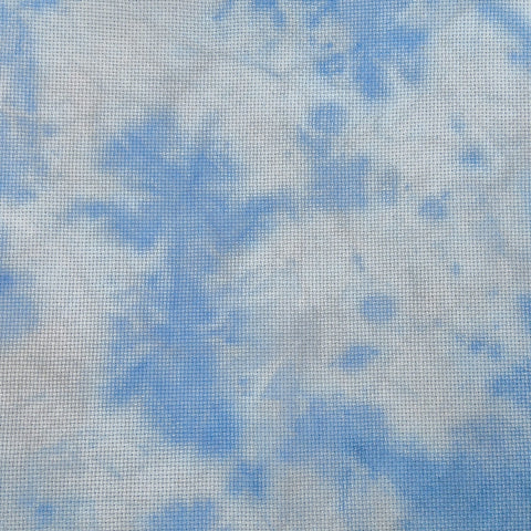 Whispering Summer Sky 16 count Aida - Mountain Aire Hand Dyed Fabrics - In Stock