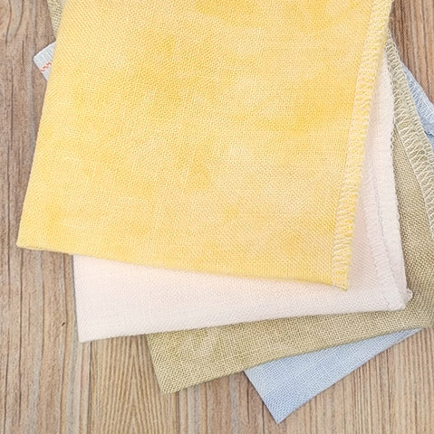 32 Count Linen Handdyed Fabric Small Cuts Bundle 007