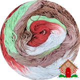 ** Last Skeins ** Gingerbread House - Flower Silk Special Edition Colorway