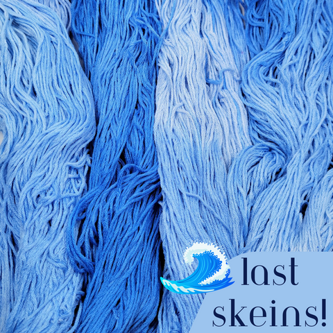 ** Last Skeins ** Crashing Waves - Flower Silk Special Edition Colorway