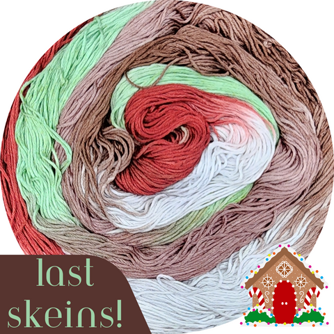 ** Last Skeins ** Gingerbread House - Flower Silk Special Edition Colorway