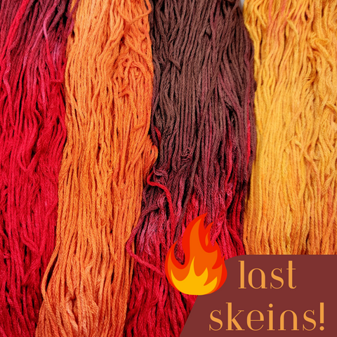 ** Last Skeins ** Warm it Up - Flower Silk Special Edition Colorway