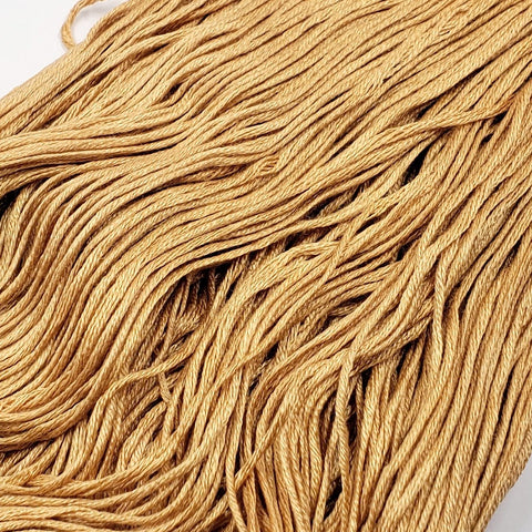 Golden Oak - 8 yard skein - StitchySilk French Spun Silk - Limited Edition