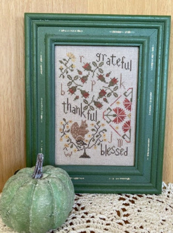 Grateful Quaker - From the Heart Needleart Chart
