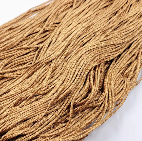 Latte - 8 yard skein - StitchySilk French Spun Silk - Limited Edition