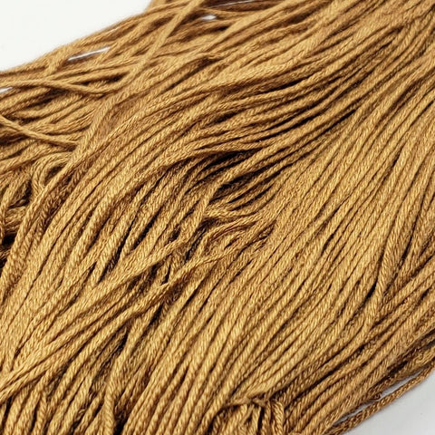 Ochre - 8 yard skein - StitchySilk French Spun Silk - Limited Edition