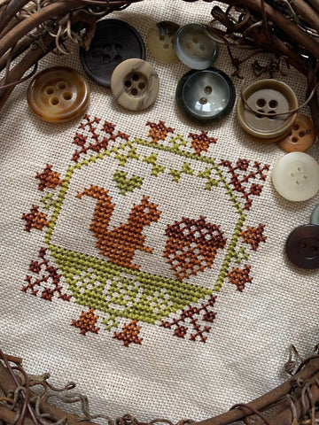 Quirky Quaker Squirrel - Darling & Whimsy Designs
