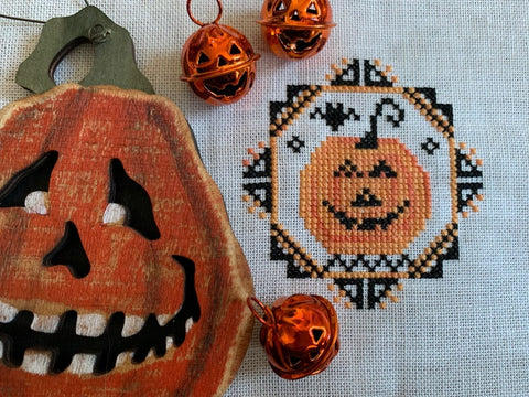 Quirky Quaker Jack O'Lantern - Darling & Whimsy Designs