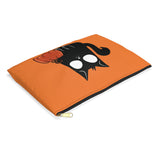 Pumpkin HekaCat Project Bag (2 Sizes, Orange)