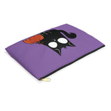 Pumpkin HekaCat Project Bag (2 Sizes, Purple)