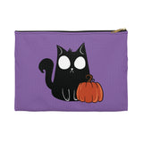 Pumpkin HekaCat Project Bag (2 Sizes, Purple)