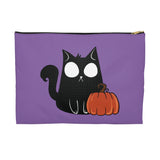 Pumpkin HekaCat Project Bag (2 Sizes, Purple)