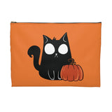 Pumpkin HekaCat Project Bag (2 Sizes, Orange)