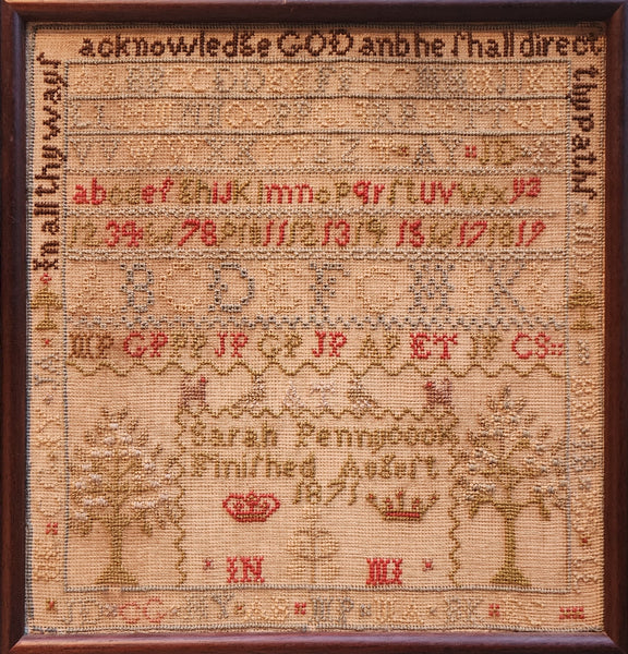 Sarah Pennycook 1871 - StitchyBox Samplers Cross Stitch Chart