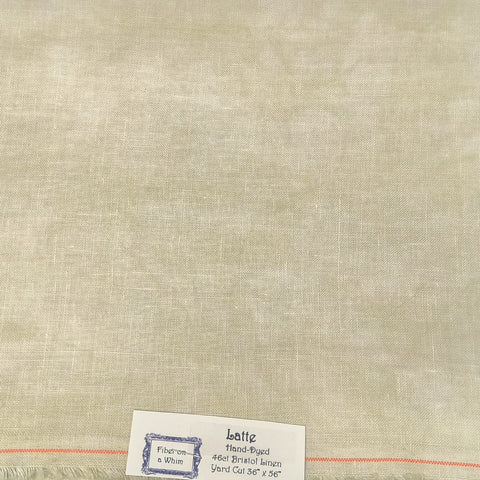 Latte 46 count Linen - Fiber On A Whim Fabric - In Stock