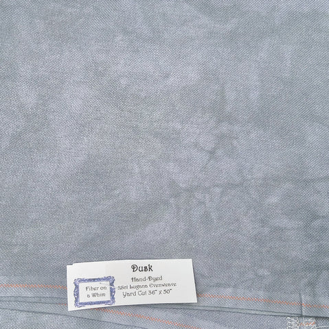 Dusk 28 count Lugana - Fiber On A Whim Fabric - In Stock