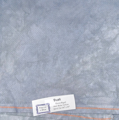 Dusk 14 count Aida - Fiber On A Whim Fabric - In Stock