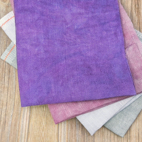 32 Count Linen Handdyed Fabric Small Cuts Bundle 011