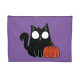 Pumpkin HekaCat Project Bag (2 Sizes, Purple)