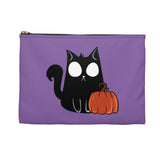 Pumpkin HekaCat Project Bag (2 Sizes, Purple)