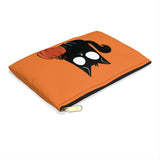 Pumpkin HekaCat Project Bag (2 Sizes, Orange)