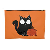 Pumpkin HekaCat Project Bag (2 Sizes, Orange)