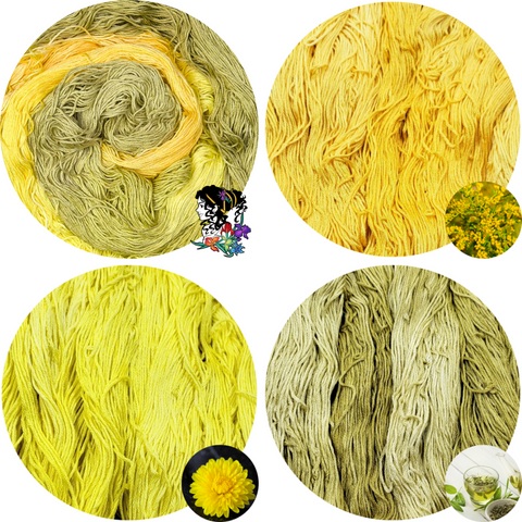 Circe (Iris Collection) Flower Silk Set (1 Variegated, 3 Semi-Solids)
