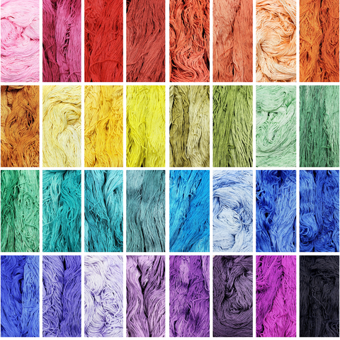 Flower Silk Semi-Solids Complete Set - 38 Standard Colorways