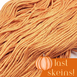 ** Last Skeins ** Pumpkin Spice - 8 yard skein - StitchySilk French Spun Silk - Limited Edition