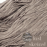 **Last Skeins** Ashen - 8 yard skein - StitchySilk French Spun Silk - Limited Edition