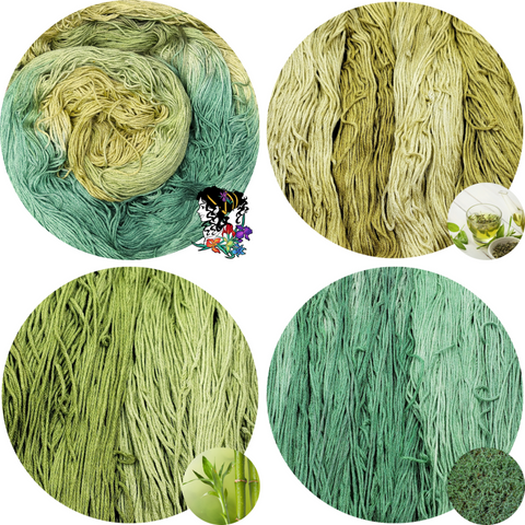 Medusa (Iris Collection) Flower Silk Set (1 Variegated, 3 Semi-Solids)