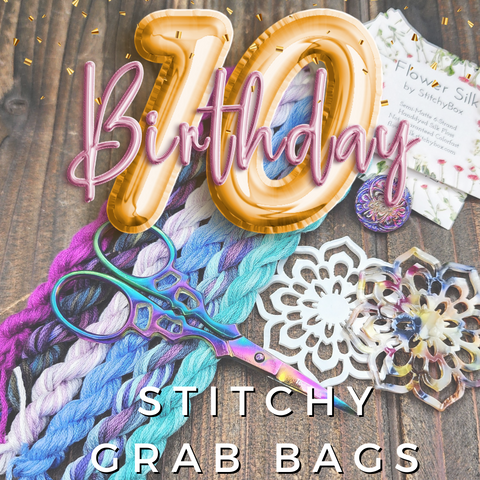 10th Birthday Stitchy Grab Bags (Two Sizes)